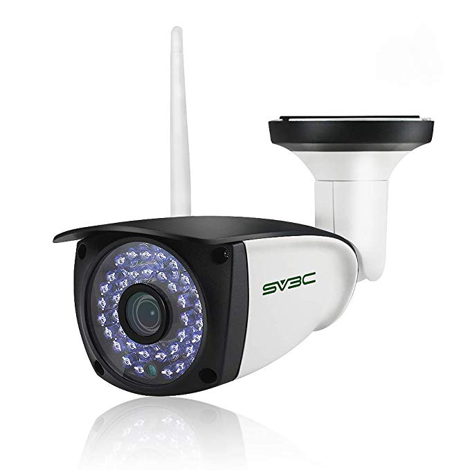 WiFi Camera Outdoor, SV3C Surveillance CCTV, 1080P HD Night Vision Bullet Cameras, Waterproof Security Camera, IR LED Motion Detection IP Cameras for Indoor Outdoor, Support Max 128GB SD Card