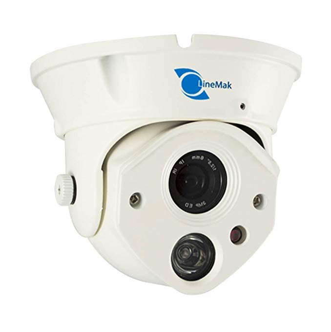 LineMak Vandalproof Dome camera, 1/2.5