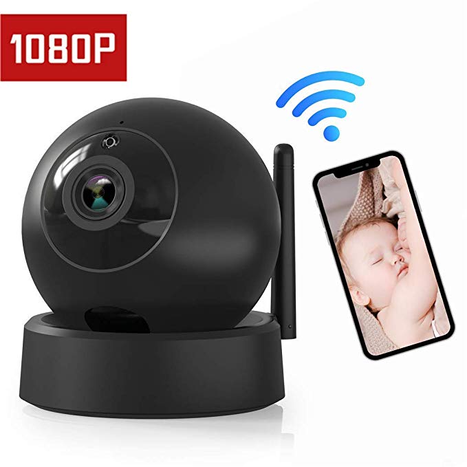 VICTONY Wireless 1080P Security Camera, Indoor IP Security Surveillance System with Night Vision for Home/Office / Baby/Nanny / Pet Monitor with iOS, Android App,Home Security Surveillance WiFi Camera