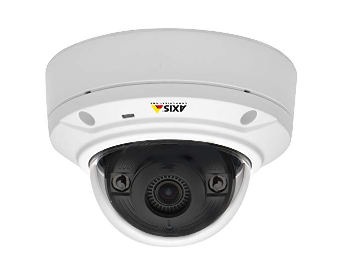Axis 0535-001 Day and Night Outdoor-Ready Infrared Fixed Mini Dome Network Camera (White)