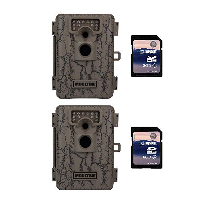 Moultrie A-5 5 MP Trail Game Cameras, 2-Pack w/ SD Cards (Certified Refurbished)