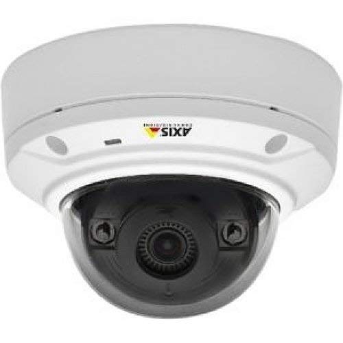 Axis 0536-001 Communications 1080p Day and Night Compact Vandal-Resistant Outdoor-Ready Fixed Mini Dome Network Camera (White)