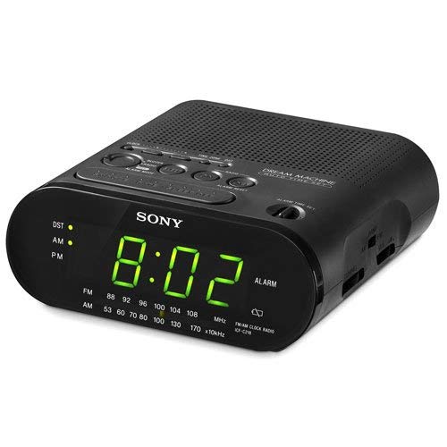 Hi Res Sony Clock Radio Self Recording Spy Camera