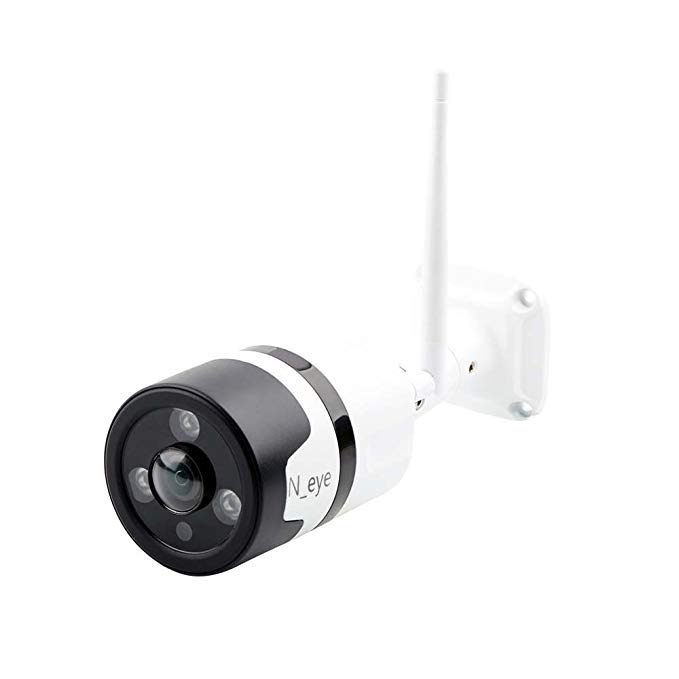 HD 1080P Home Security Camera Intelligent Alarm Motion Detection Support up to 128GB SD Card Wireless Camera Wifi Home Outdoor Mobile Phone Infrared Night Vision Indoor 360° Panorama（White）