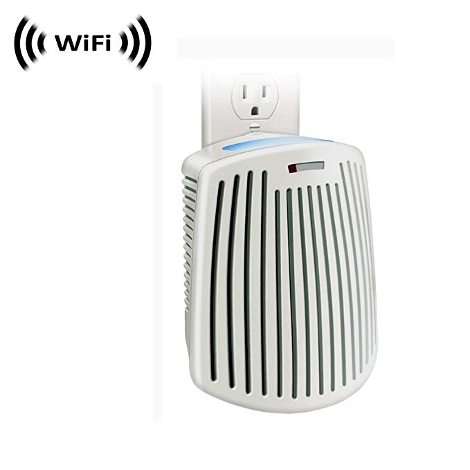 Spy Camera with WiFi Digital IP Signal, Recording & Remote Internet Access, Camera Hidden in a 6.5” Plug-in Air Freshener (not Small)