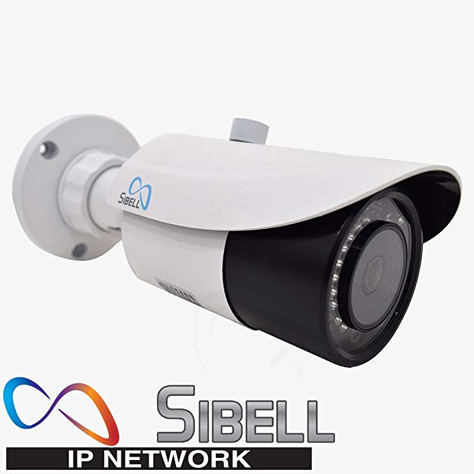 Sibell New 2k Resolution, 4MP IP Bullet Security Camera with Wide Area View 2.8mm Lens and Infrared Night Vision