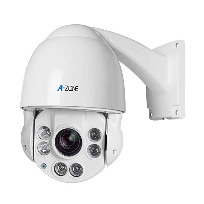 A-ZONE Security Camera PTZ 1080P HD IP Mini PTZ Dome Camera 10X Optical Zoom Outdoor 360 Cameras Dome Medium Speed Outdoor Cameras (New 10x Optical Zoom 4.0megapixel IP PTZ Dome Camera)