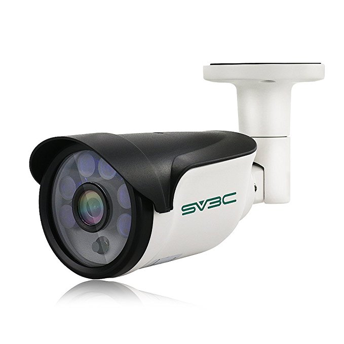 SV3C IP POE Camera Security Outdoor 5 Megapixels Super HD 2592x1944 H.265 Waterproof Cam Onvif IR Night Vision Motion Detection