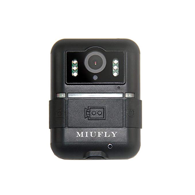 MIUFLY Mini Body Camera 1296P With Night Vision, Built in 32G Memory