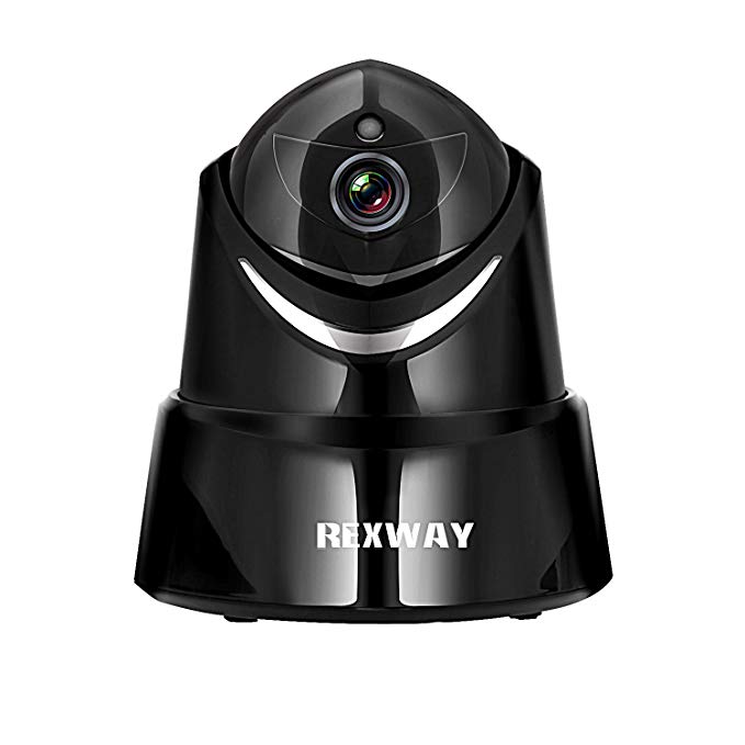 REXWAY 1080P Wireless IP Camera, 2018 Newest Home Indoor Baby/Pet Security Monitor with Two-Way Audio, Full HD WiFi Surveillance Video Night Vision Cam, Remote with iOS and Android APP