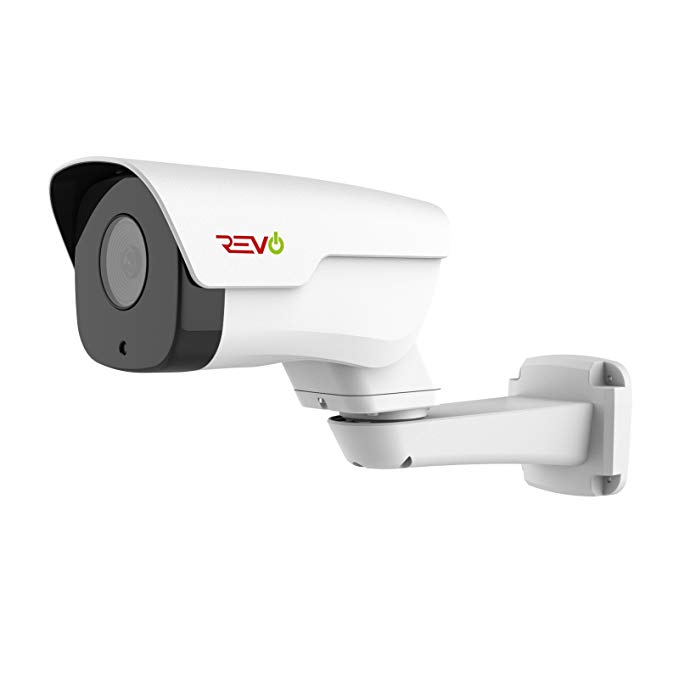 Revo America Ultra Plus HD 4 Megapixel Pan Tilt IP Indoor/Outdoor Surveillance Bullet Camera, White (RUCBPT40-1C)
