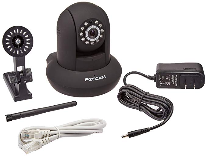 Foscam FI9831PB Pan/Tilt IP Camera, Black