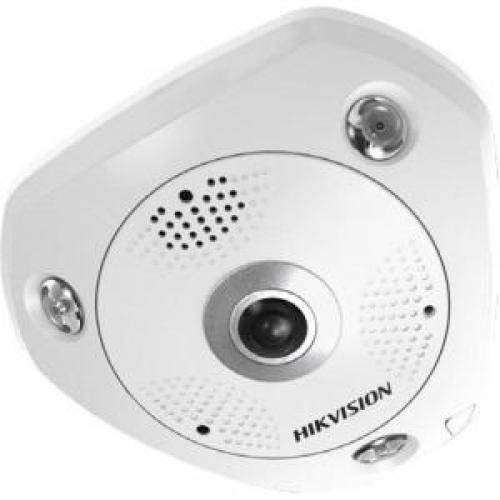 Hikvision DS-2CD6362F-I Network Surveillance Camera, 1.27mm Lens, 6 MP, 3072 X 2048, White