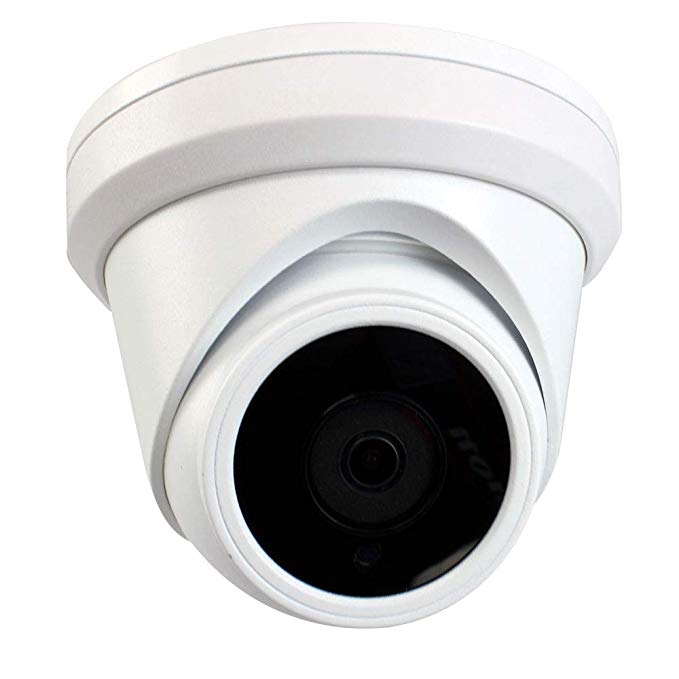 GW Security 5MP HD 1920P H.265 PoE 3.6mm Wide Angle Day & Night Vision Weatherproof Security IP Dome Camera, Power Over Ethernet