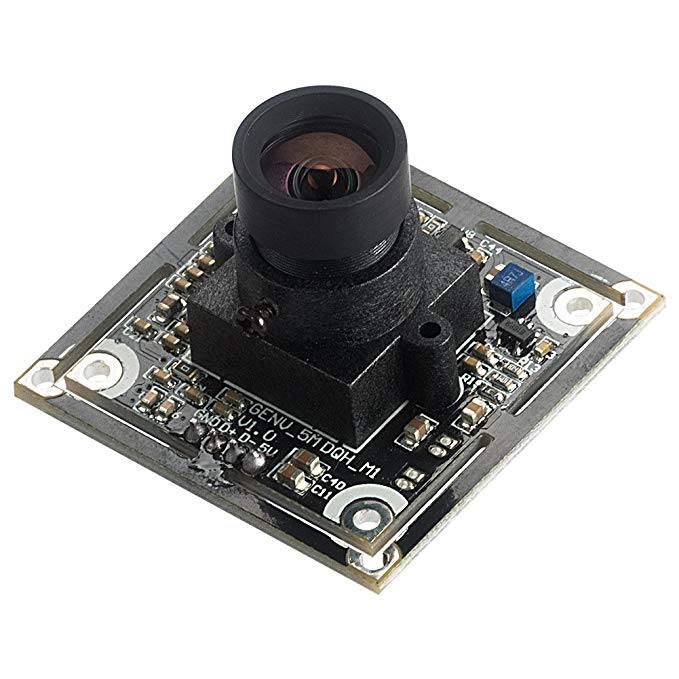 Spinel 5MP USB Camera Module Aptina MT9P001 Sensor with Non-distortion Lens FOV 120 degree, Support 2592x19440@15fps, UVC Compliant, Support most OS, Focus Adjustable, UC50MPB_ND