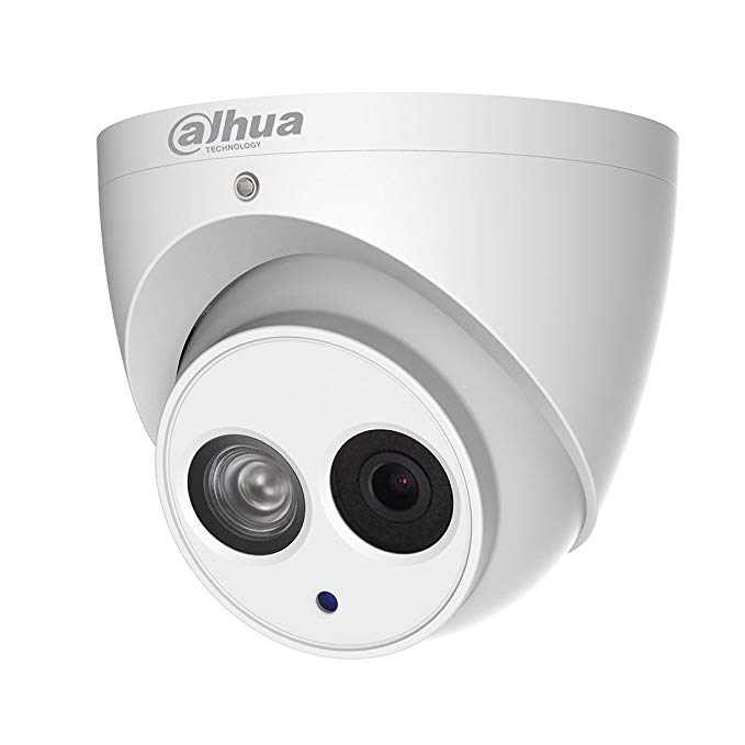 Dahua UltraHD 4K (8MP) Outdoor Security PoE+ IP Camera IPC-HDW4831EM-ASE,3840×2160 Resolution Network Surveillance Camera 4mm Fixed Lens with Audio,Micro SD card slot,50m Night Vision,H.265,IP67,ONVIF