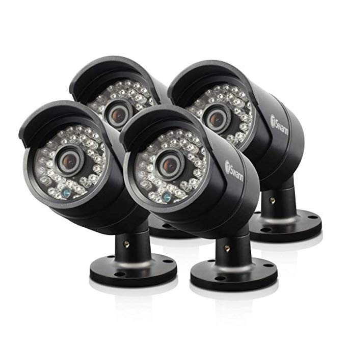 Swann SRPRO-815WB4-CL-PB-R 1080p Day/Night Security Camera 4 Pack