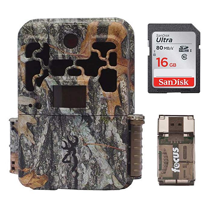 Browning Spec Ops Advantage 20MP Trail Camera w. Color Display + 16GB SD Card + Focus USB Reader