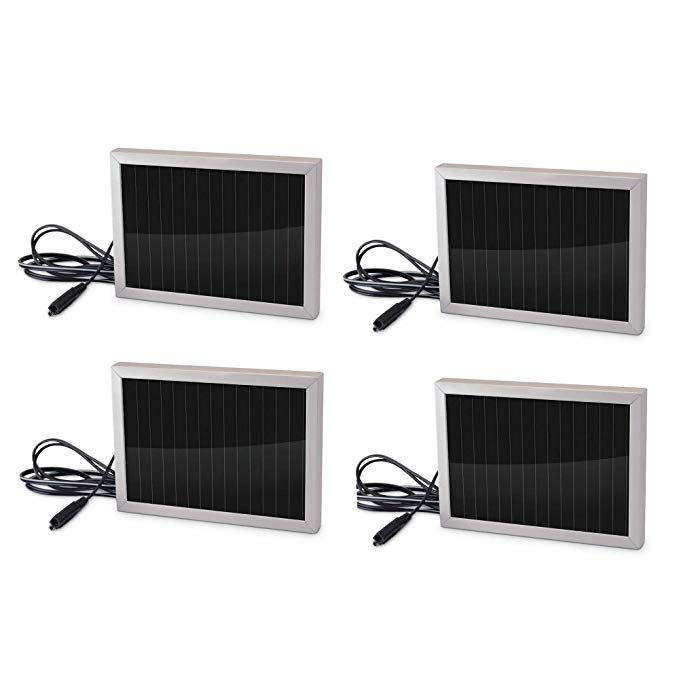 Stealth Cam 12-Volt Battery Charger Solar Panel Game Camera Accessory (4 Pack)
