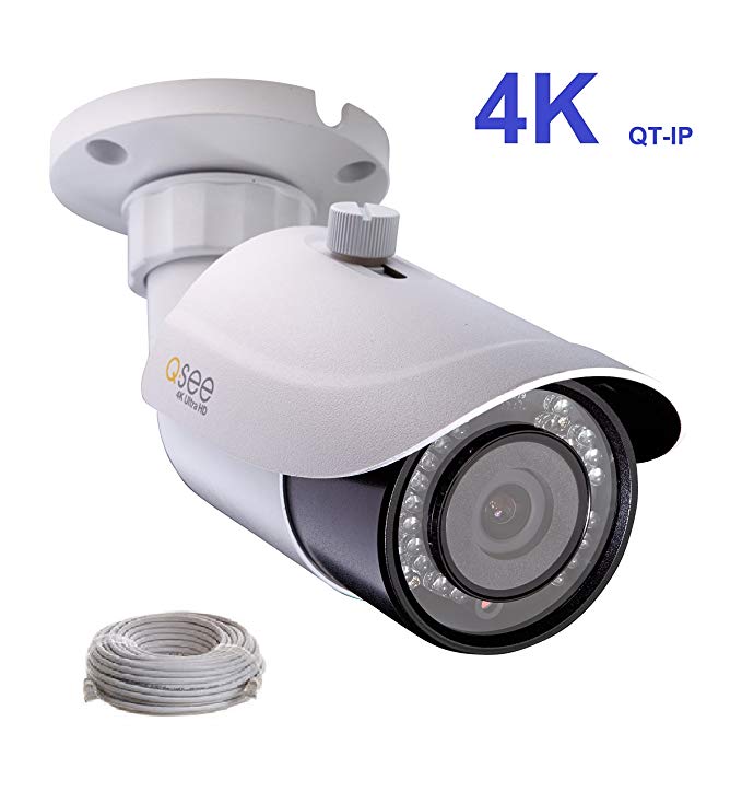 Q-See 4K (8MP) QT-IP Camera IP Ultra-HD with H.265 (QTN8086BA)