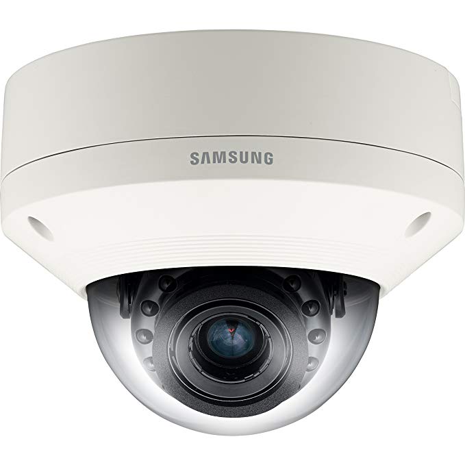 Samsung Security Surveillance CCTV WiseNet III Camera SNV-7084R 3 Megapixel Vandal-Resistant 3M (2048x1536, 30fps) IP66/IK10 Network IR Dome Day & Night Weatherproof Network IR Indoor Outdoor
