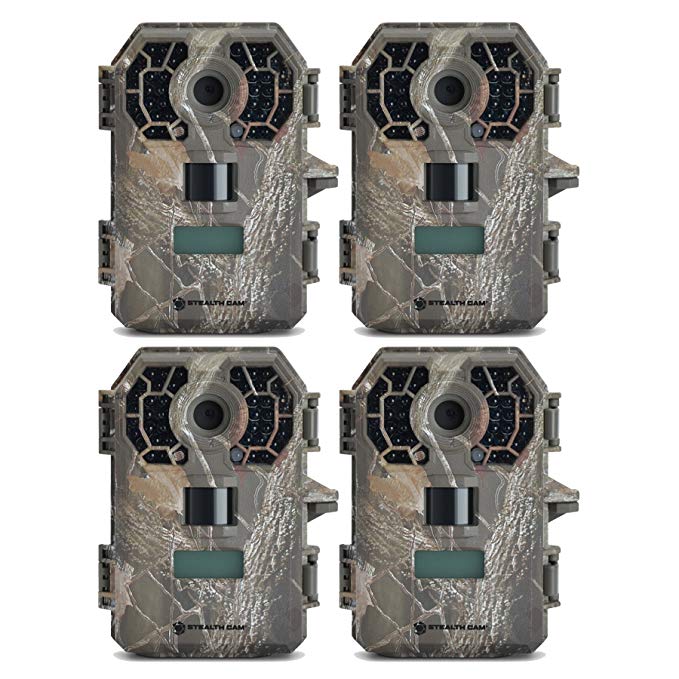 Stealth Cam G42NG No-Glo Trail Game Camera (4- Pack Bundle)