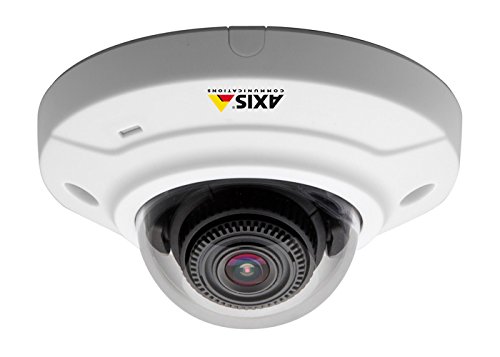 Axis 0516-001 Communications 1 MP Fixed Mini Dome Network Camera (White)