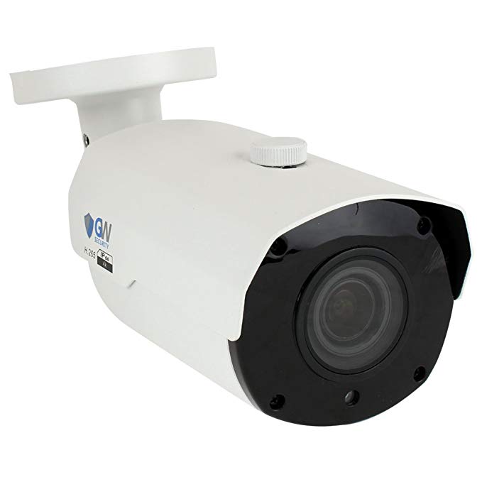 GW Security 8 Megapixel 4K (3840x2160 @30fps Real-time) 3.6X Optical Motorized Zoom Outdoor Weatherproof Sony Starvis Onvif H.265 8MP Bullet PoE IP Camera, Audio&Alarm (In/Out), 145FT IR Night Vision