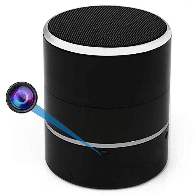 SPYCOON Hidden Spy Camera Speaker, with Mini Wireless Bluetooth Stereo, 1080P HD Video, 180 Panoramic WiFi Motion Detection for Home, Office, or Nanny