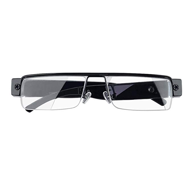 Spy Camera Glasses 1080p Support Up to 32GB TF Card Fashion Camera Glasses with Video Portable Video Recorder