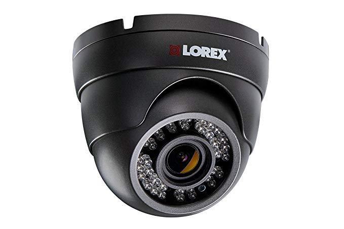 LOREX LEV2724B by Flir Lev2724b 1080p Hd Weatherproof Varifocal Dome Camera (Black)