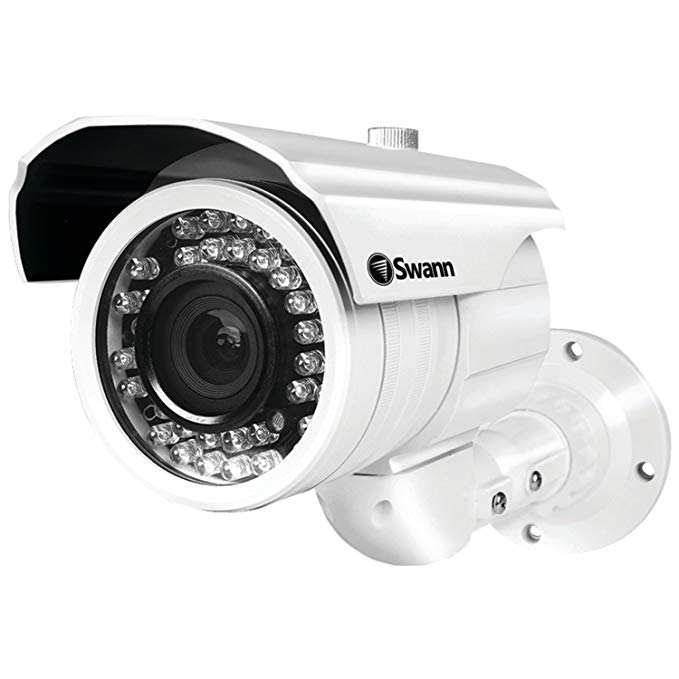 Swann SWPRO-980CAM-US Ultimate Optical Zoom Security Camera, Night Vision 131' (White)