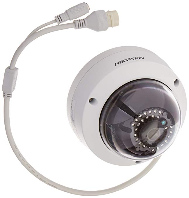 Hikvision DS-2CD2132F-I 3MP HD Outdoor Day & Night Vandal-Proof IP Network Dome Camera with 4mm Lens, 2048x1536, 20fps, H.264, MJPEG, PoE