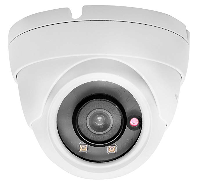HDView (Business Series) 5MP Megapixel IP Network Camera H.265 WDR ONVIF PoE, Sony Sensor, Super Matrix EXIR, 3.6mm Wide Angle Lens 3-Axis, Eyeball Dome, VCA Intelligent Analytics
