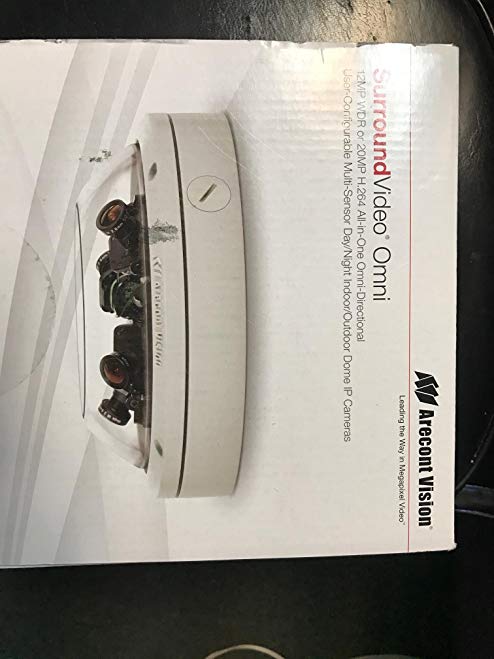 Arecont Vision AV12176DN-28 | 12MP WDR H.264 All-in-One Omni-Directional User-Configurable Multi-Sensor Day/Night Indoor/Outdoor Dome IP Cameras