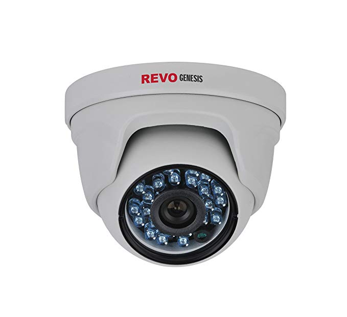 REVO America RGCD24-1C Genesis HD 1080p IP Indoor/Outdoor Dome Surveillance Camera (White)